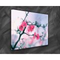 Flower Painting for Wall Decoration with Framed